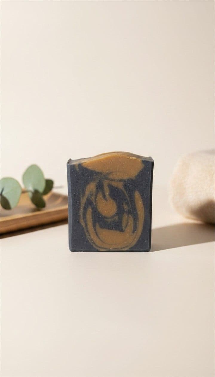 CHARCOAL TURMERIC TEA TREE FACE SOAP