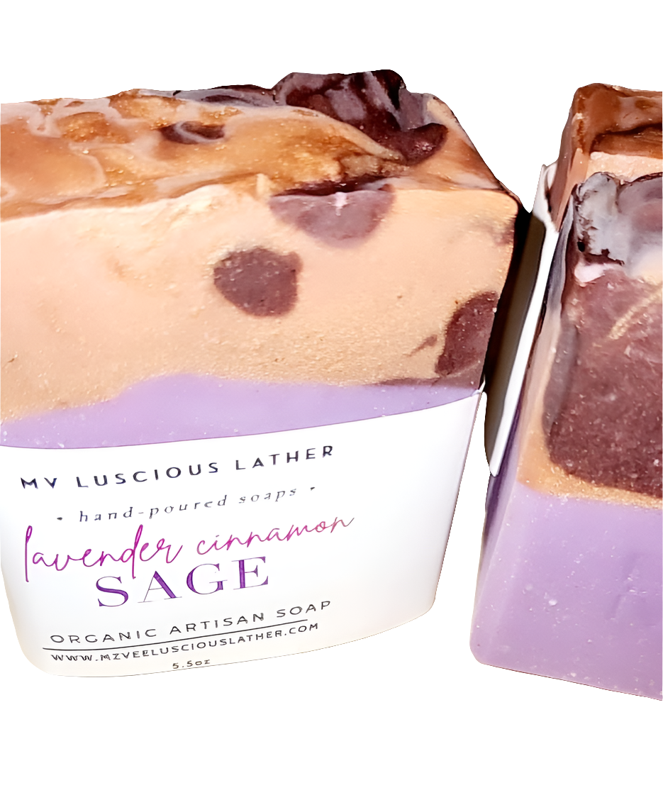 LAVENDER CINNAMON SAGE SOAP