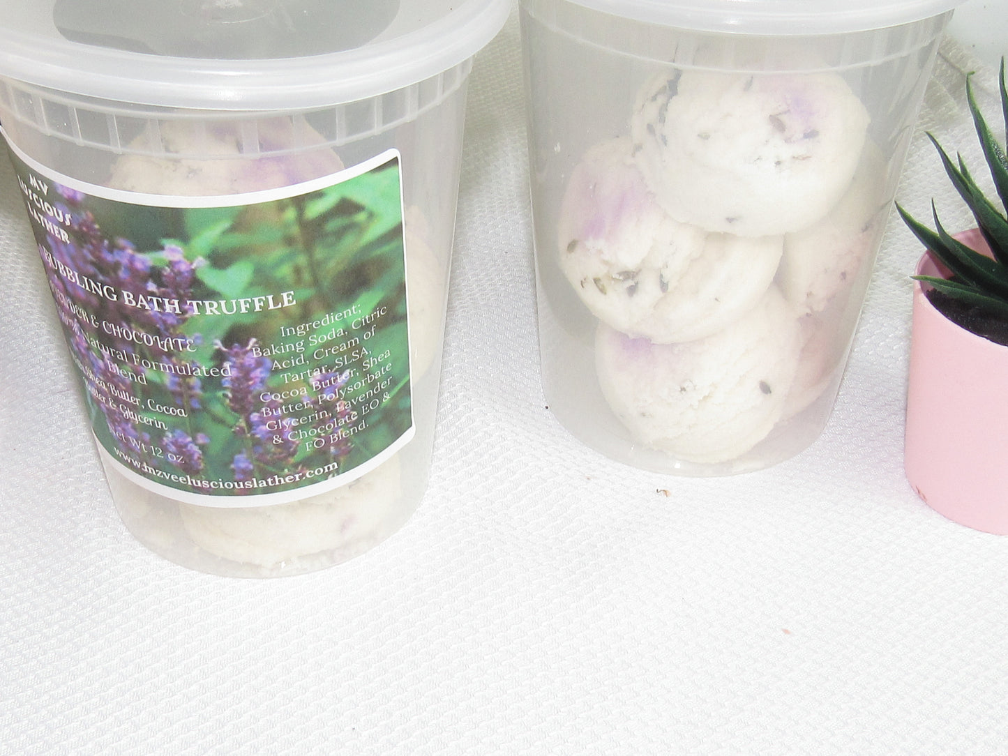 LAVENDER & CHOCOLATE BUBBLING BATH TRUFFLES